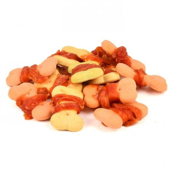 Wanpy Bisküvi Üzeri Tavuk Sargılı 100gr BA-04H Köpek Ödül - 2
