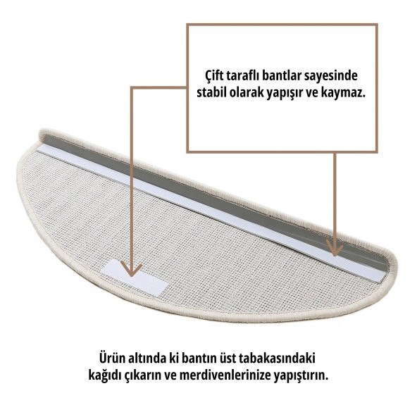 Stepmat Tufting Halıdan Basamak ve Merdiven Paspası - 5