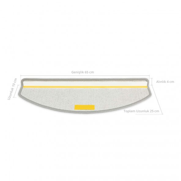 Stepmat Tufting Halıdan Basamak ve Merdiven Paspası - Resim 3