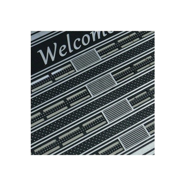 Welcome Yazılı Kauçuk Kapı Önü Paspası - Resim 2