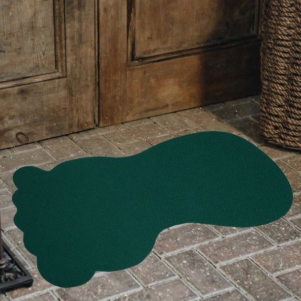 Ayak Tasarımlı Velür Kapı Önü Paspası - Resim 4