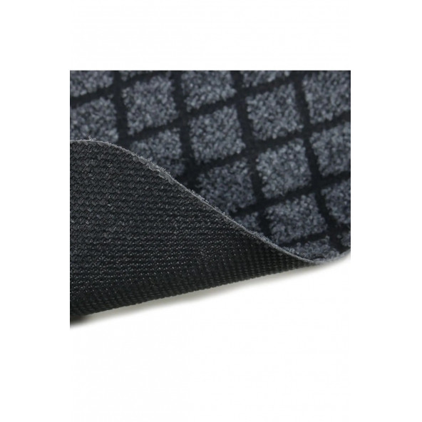 Desenli Kaymaz Tabanlı Merdiven Basamak Paspası / Halısı - Resim 3