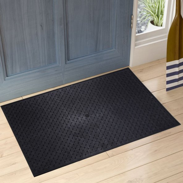 Old City Baskılı Çift Taraflı Kauçuk Kapı Önü Paspası - Resim 3