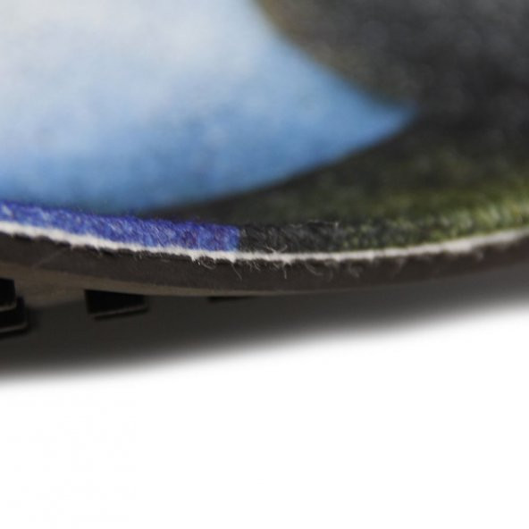 Kelebek ve Taşlar Baskılı Çift Taraflı Kauçuk Kapı Önü Paspası - Resim 3