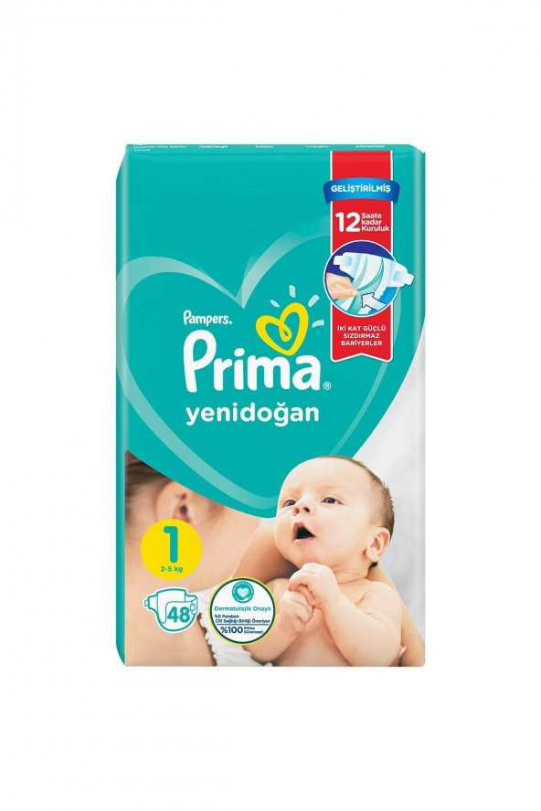 Prima Aktif Bebek Bebek 1 Beden 144 Adet (3x48 Li) Standard Paket - 3