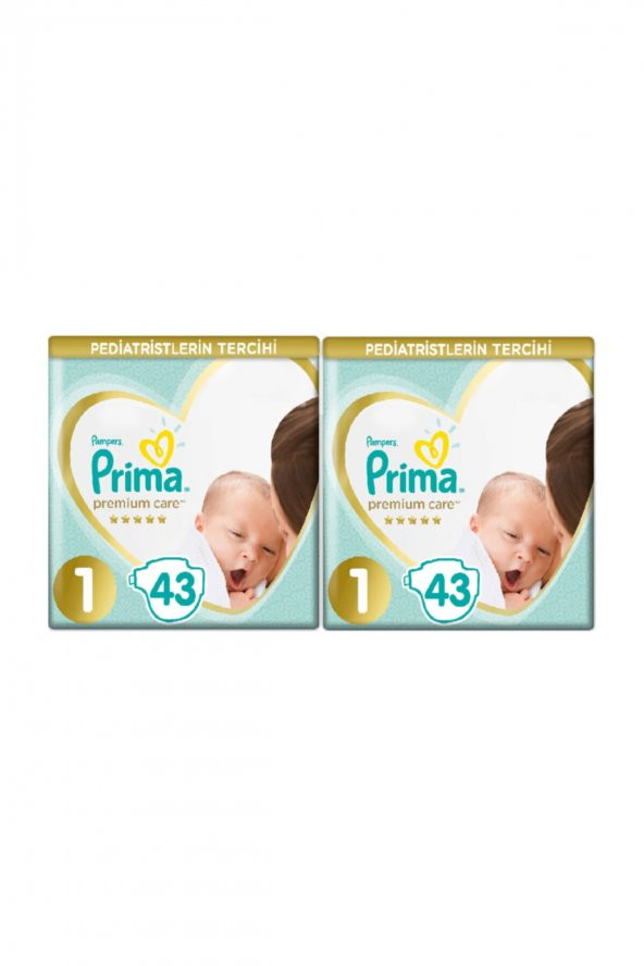 Prima Premium Care 1 Beden 86 Adet Bebek Bezi