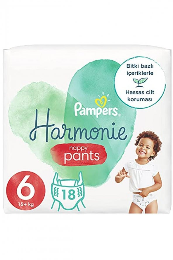 Prima  Marka: Pampers Harmonie Külot Bez 6 Beden 18 Adet Kategori: Bebek Bezi