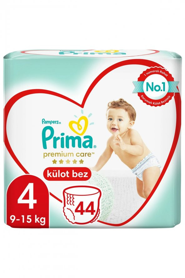 Prima  Premium Care Külot Bez Maxi 4 Beden Ikiz Paket 9-15 Kg 44 Adet