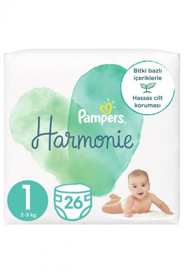 Prima  Pampers Harmonie Bebek Bezi 1 Beden 26 Adet