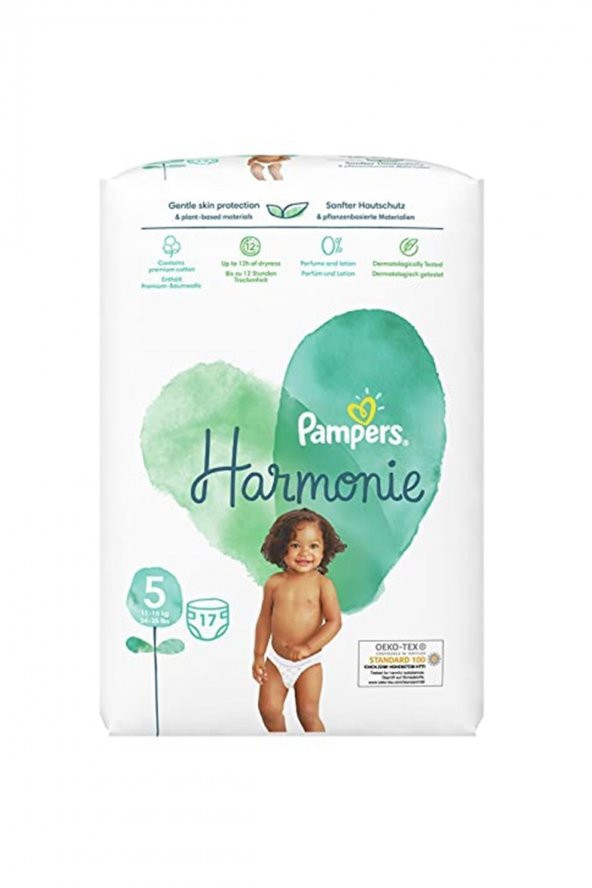 PRIMAN  Prima Pampers Harmonie Bebek Bezi 5 Beden 17 Adet - 2