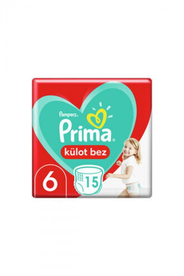 Prima  Pants Tekli Külot Bez 6 Extra Large 15 Adet 15+ Kg