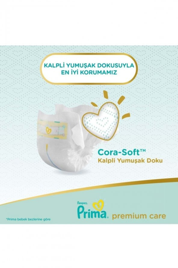 Prima  Bebek Bezi Premium Care 2li Ekonomik Paket 2 Beden 176 Adet - 4