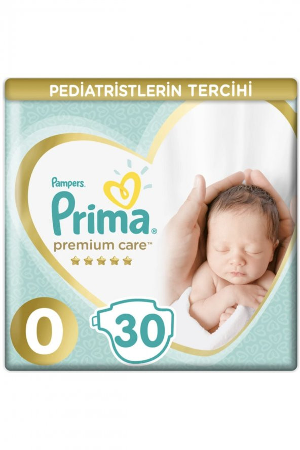 Prima  Bebek Bezi Premium Care 0 Beden 30 Adet Prematüre Tekli Paket