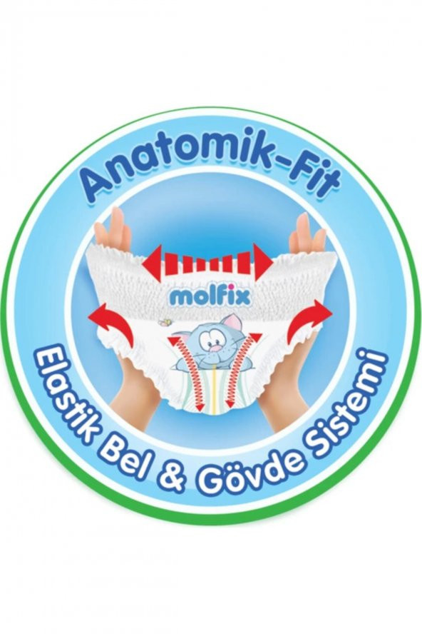 Molfix  3 Numara Midi 30 Adet Bebek Bezi - 4