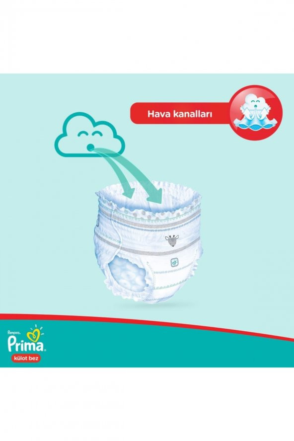 Prima Külot Bebek Bezi 3 Beden Ekonomik Paket 6-11 Kg 64 Adet - 5