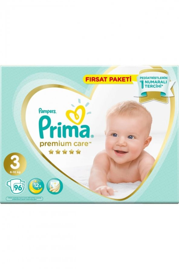 Prima Premium Care Bebek Bezi Fırsat Paketi 3 Beden 96 Adet - 2