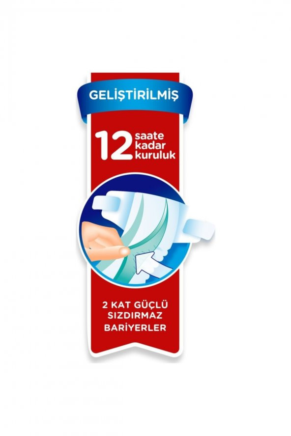 Prima Bebek Bezi Aktif Bebek 3 Beden 6-10 Kg 62 Adet - 2
