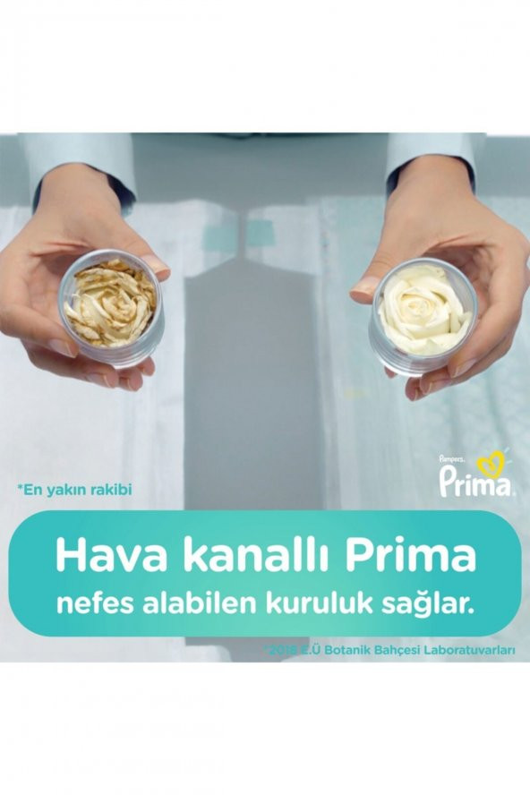 Prima Bebek Bezi Aktif Bebek 3 Beden 6-10 Kg 62 Adet - 4