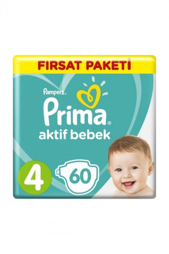Prima  Aktif Bebek Maxi 4 Beden (2x60) 120li - 1