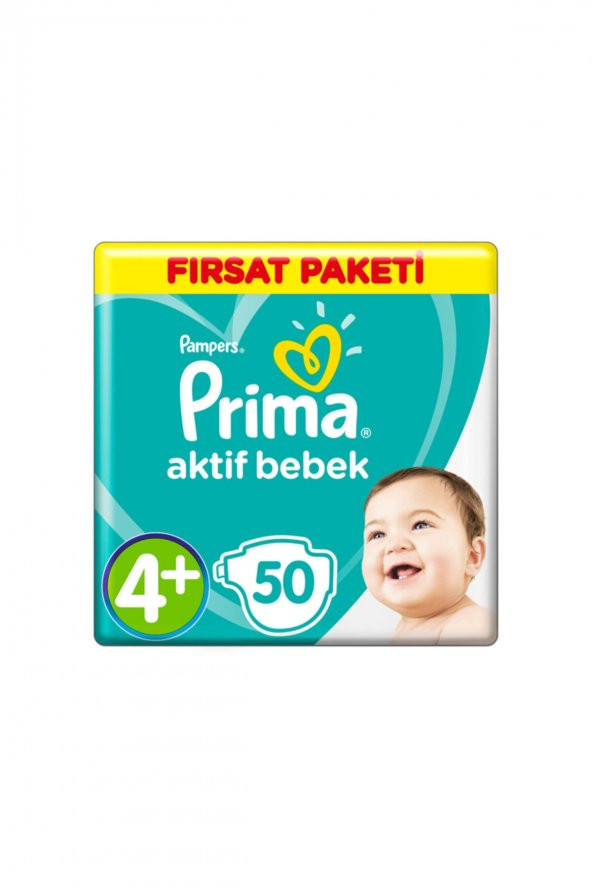 Prima  Aktif Bebek Maxiplus 4+ No 50li