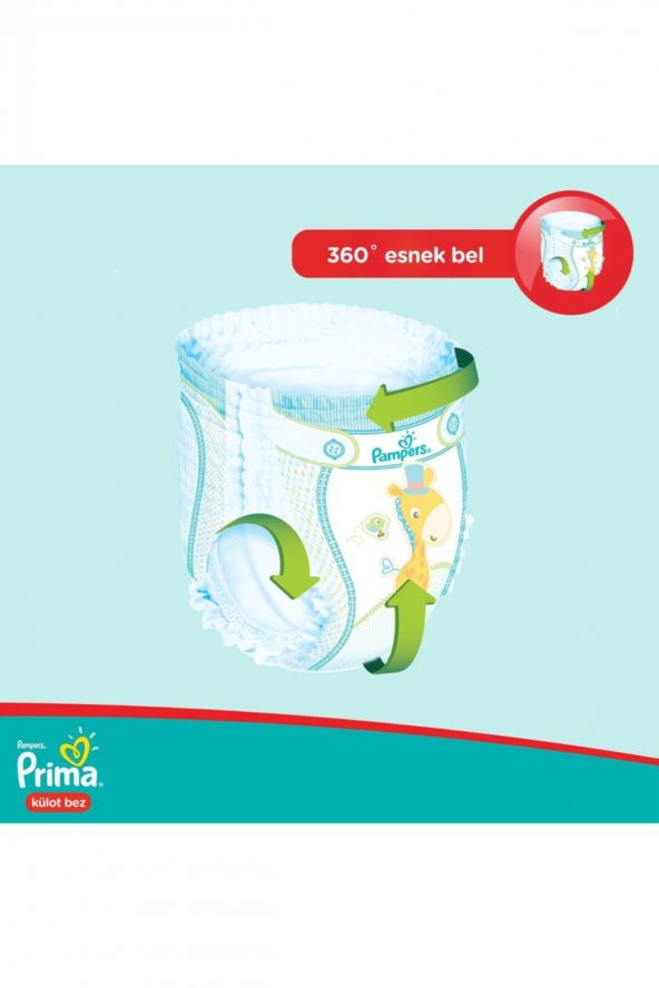 Prima  Külot Bebek Bezi 4 Beden Ekonomik Paket 46 Adet - 5