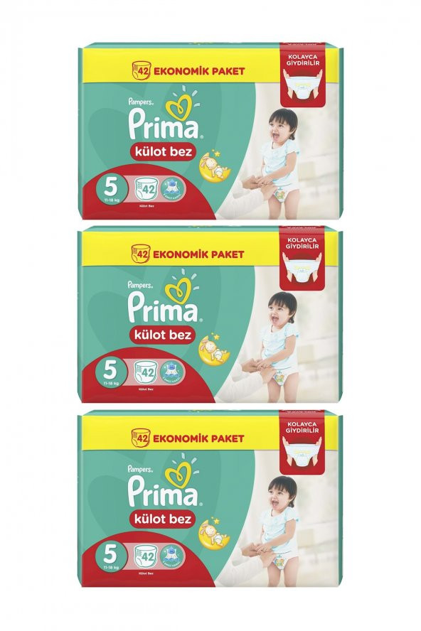Prima Külot Bez 5 Beden Junior 126 Adet