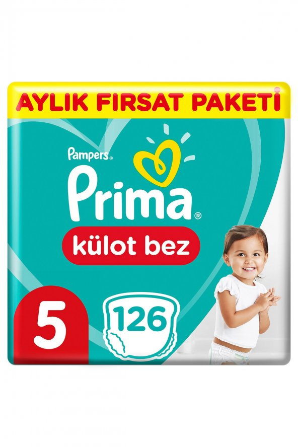 Prima  Külot Bebek Bezi 5 Beden 126 Adet Junior Eko Paket ( 42x3 ) - 1