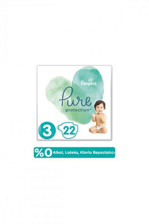 Prima  Pure Bebek Bezi 3 Beden Midi 22 Adet