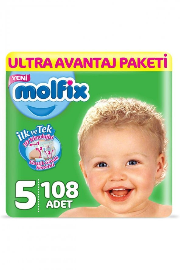 Molfix  5 Numara Junior 108li Bebek Bezi