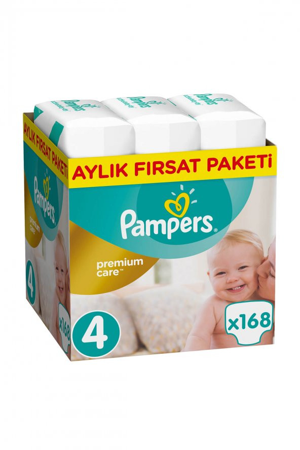 Prima  Bebek Bezi Premium Care 4 Beden Maxi Aylık Fırsat Paketi 168 Adet - 2