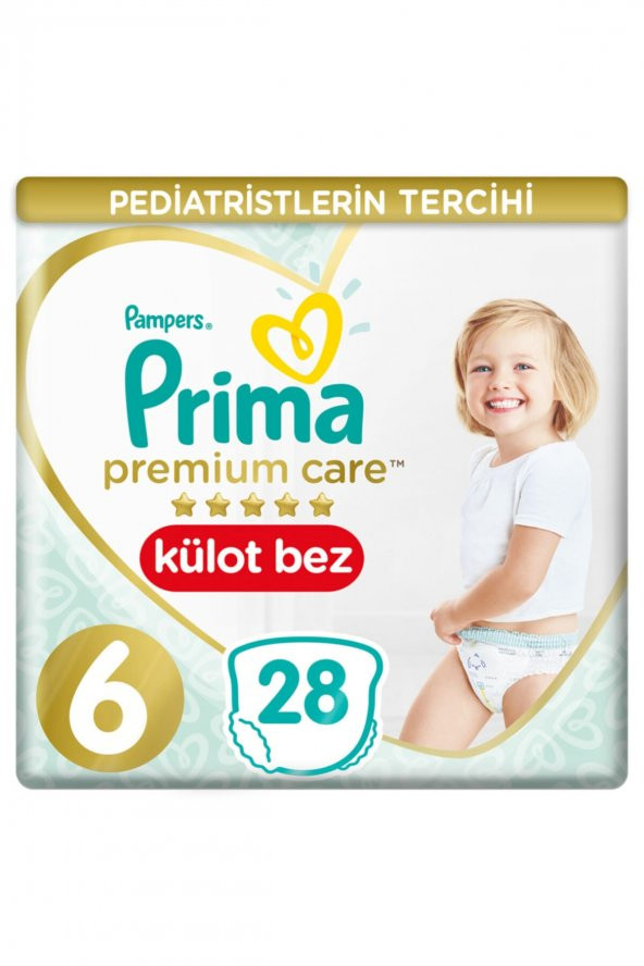 Prima  Premium Care Külot Bez Extra Large 6 Beden Ikiz Paket 15+kg 28 Adet