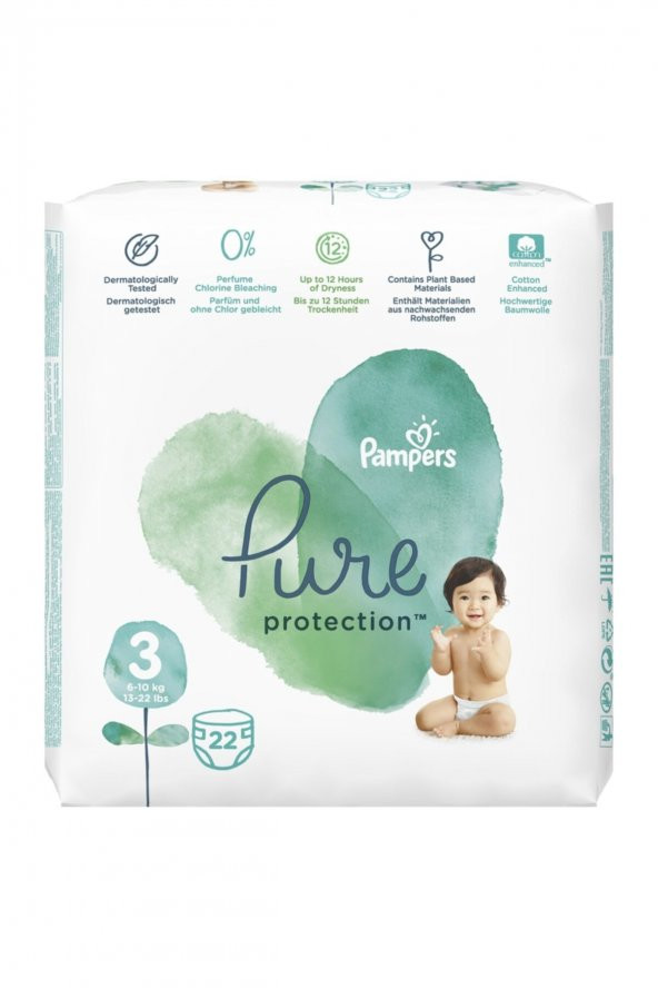 Prima  Pure Bebek Bezi 3 Beden Midi 6-10 Kg 22 Adet - 2