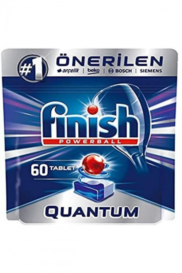 Finish  Quantum 60 Tablet Bulaşık Makinesi Deterjanı - 1