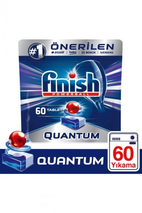 Finish  Quantum 60 Tablet Bulaşık Makinesi Deterjanı - 2