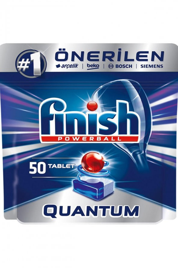 Finish  Quantum 50 Tablet Bulaşık Makinesi Deterjanı Bulaşık Makinesi Deterjanı