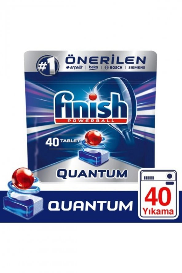 Finish  Quantum 40 Tablet Bulaşık Makinesi Deterjanı