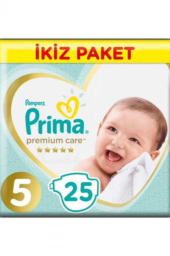 PRIMAN  Prima Bebek Bezi Premium Care Eko 5 Junior 25li