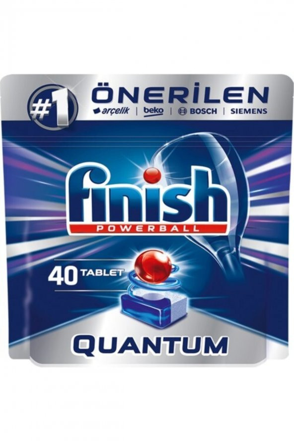 Finish  Quantum 40 Tablet Bulaşık Makinesi Deterjanı - 2