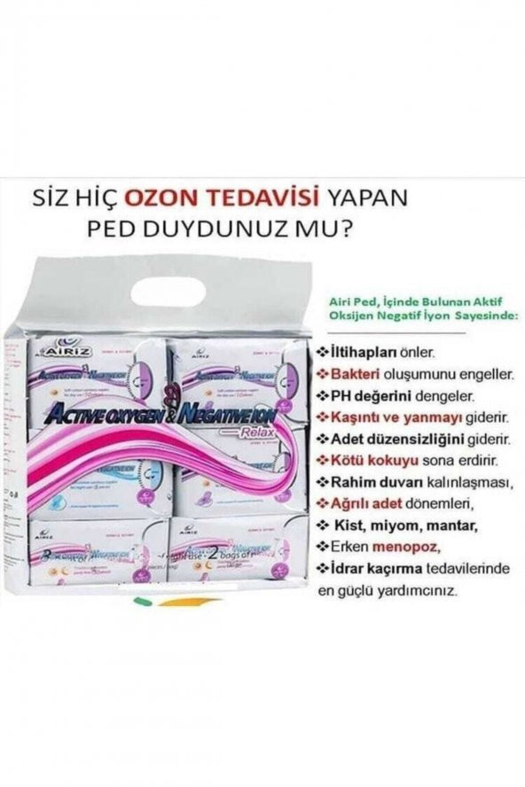 Tiens  Airiz Hijyenik Kadın Pedi 6lı Set 98 Adet Organik - 2