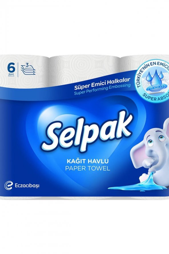 Selpak 6lı Kağıt Havlu