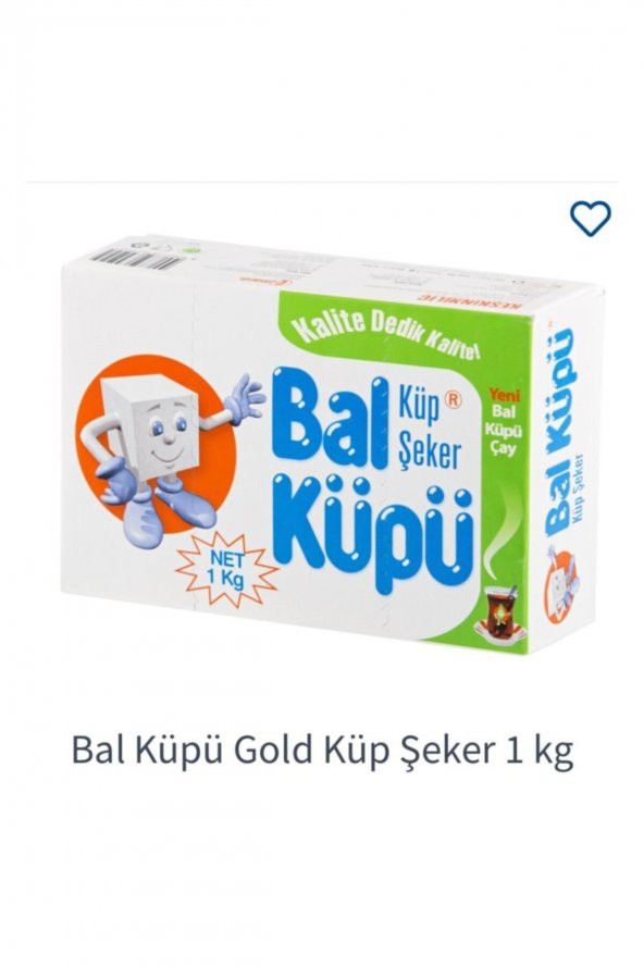 Bal Küpü  Gold Küp Şeker 1 kg X 20 Adet