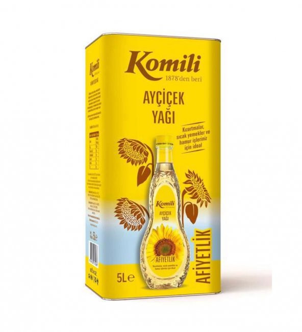 Komili Yağ  5 LİTRE KOMİLİ YAĞ AYÇİÇEK