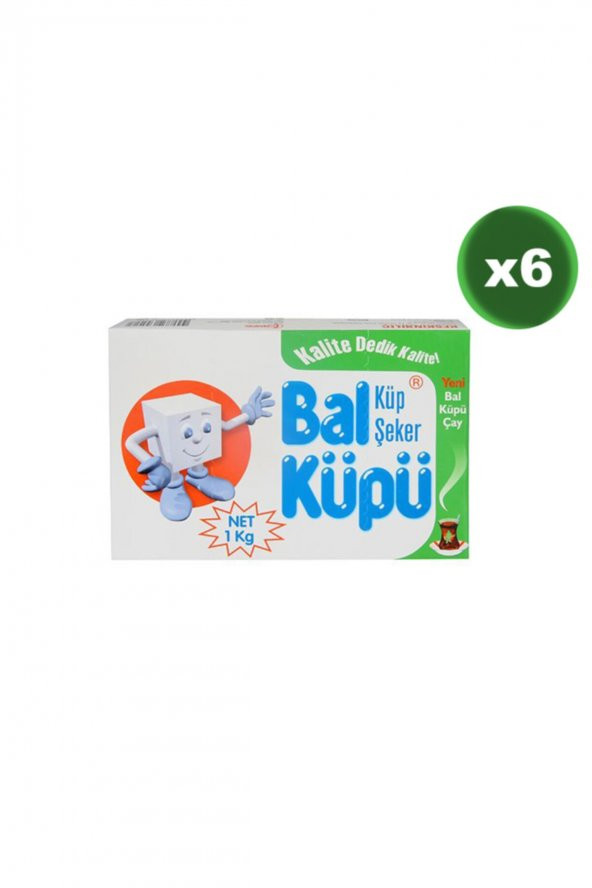 Bal Küpü Balküpü Küp Şeker 1 Kg X 6 Adet