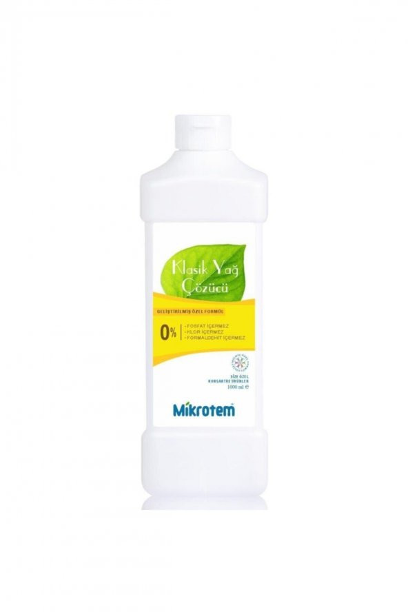 Mikrotem  Klasik Yağ Çözücü 1000 ml - 1