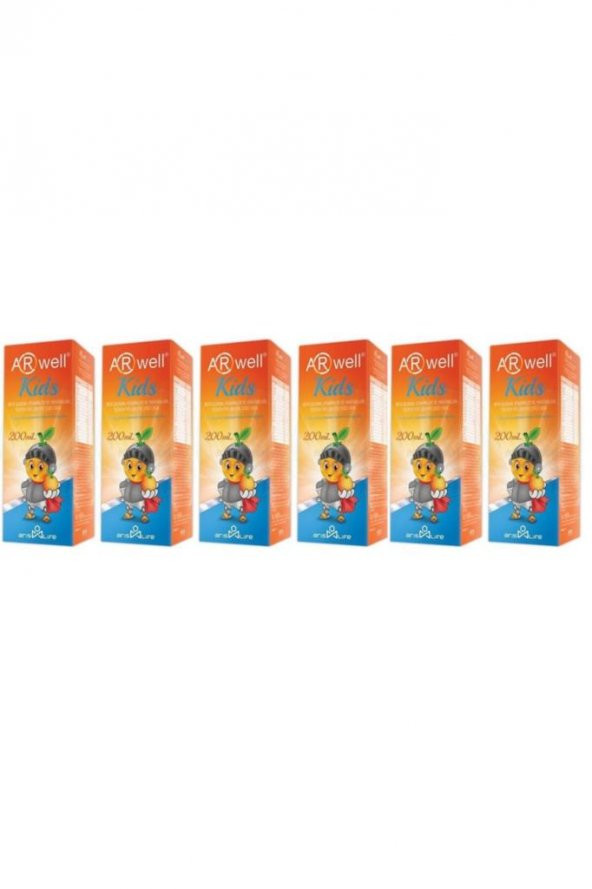 Aris Life Arwell Kids Betaglukan Şurup 200 Ml 6Lı PAKET (SKT:10/2023)