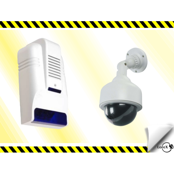 Lorex LR-OS30D Caydırıcı Alarm Sireni  LR-E11S Caydırıcı Mobese Kamera - 3