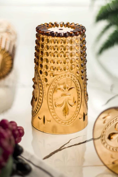 Akrilik Bal Tekli Uzun Bardak & Su Meşrubat Bardağı 750 ml ( Büyük Boy & Cam Değildir ) - 3