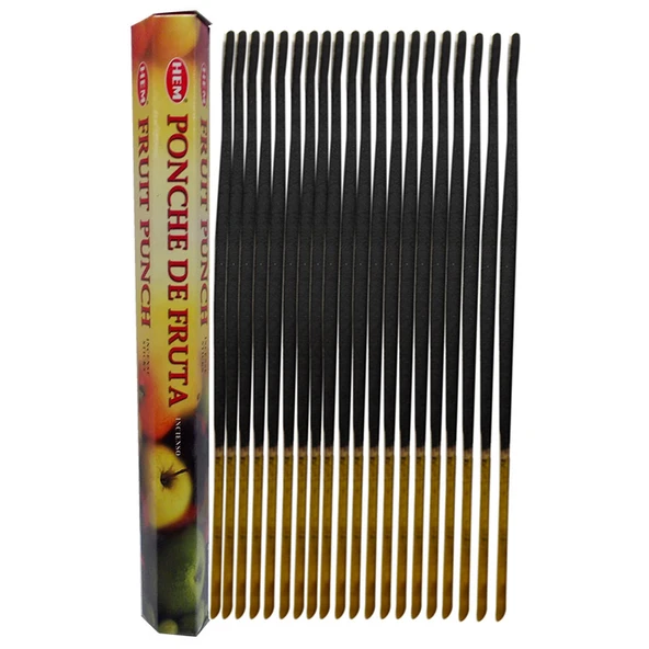 Hem Meyve Suyu Kokulu 20 Çubuk Tütsü - Fruit Punch - Resim 6