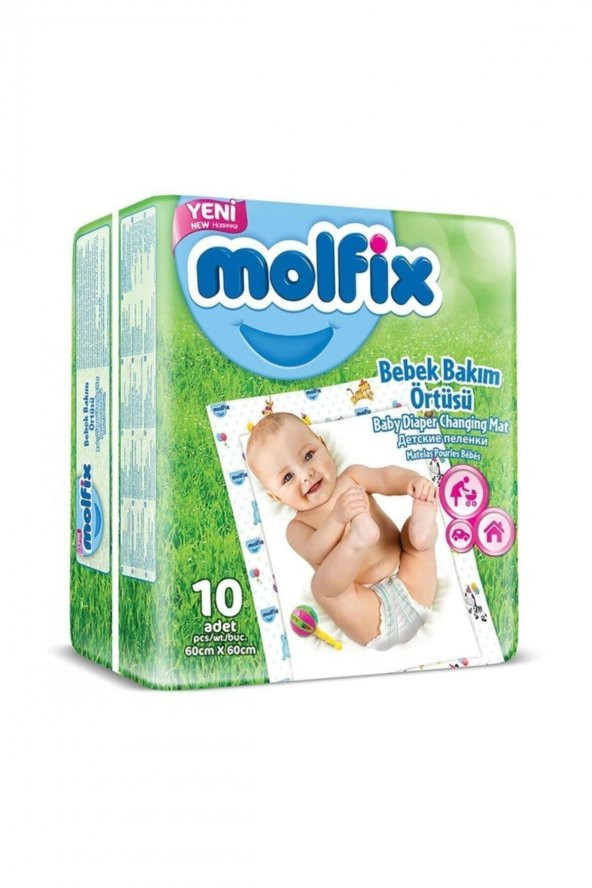 Molfix  Bebek Bakım Alt Açma Örtüsü 10x4 (40 ADET)