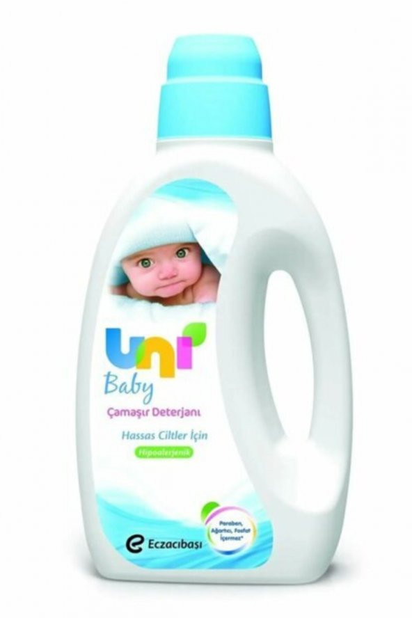 Uni Baby  Hassas Ciltler Için Antialerjik Sıvı Bebek Çamaşır Deterjanı 1500ml